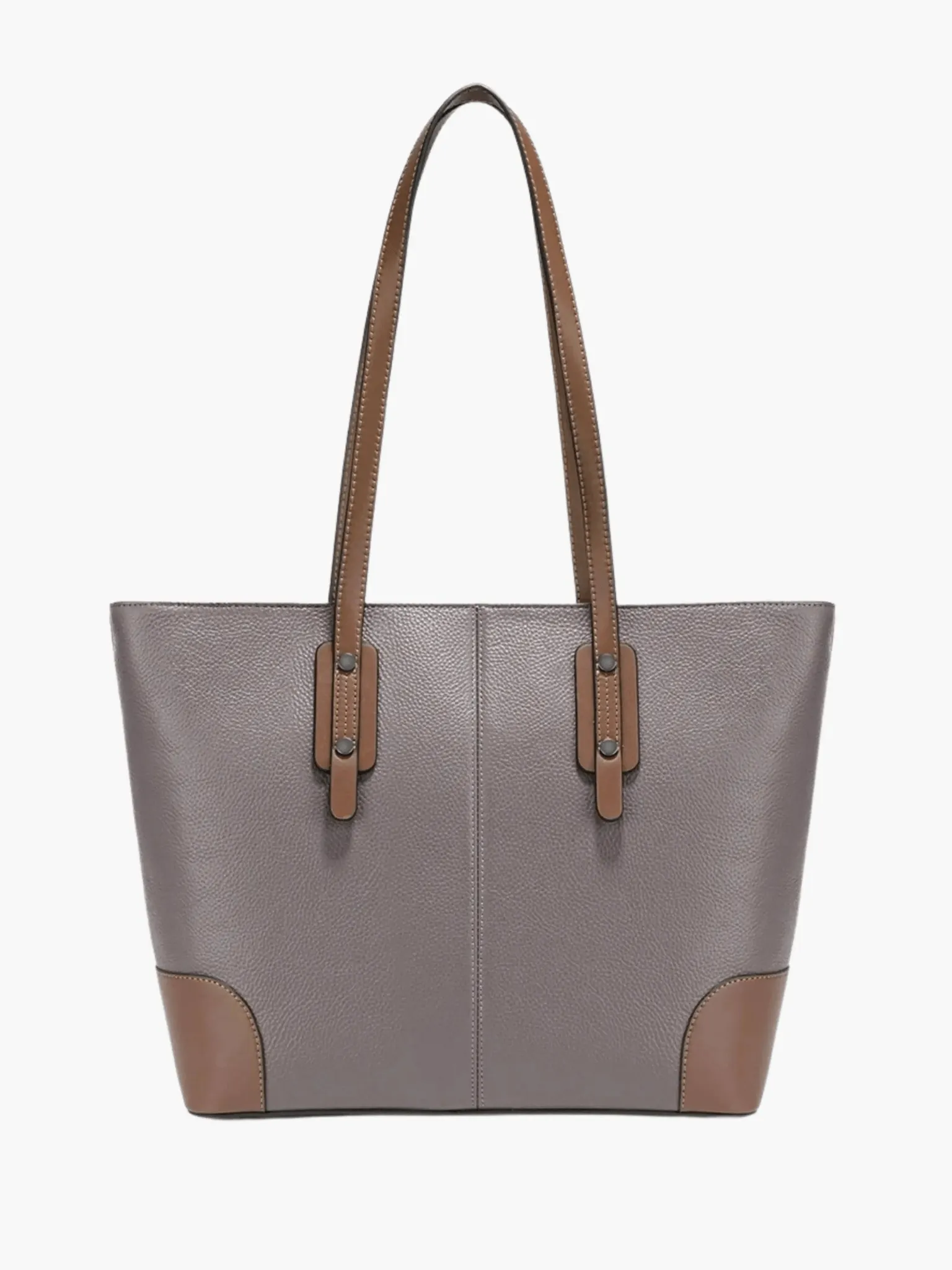 Elena | Classic Two-Tone Tote Bag for Everyday Elegance