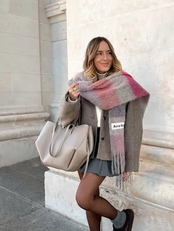Paula | Modern Tote Bag with Tie Details