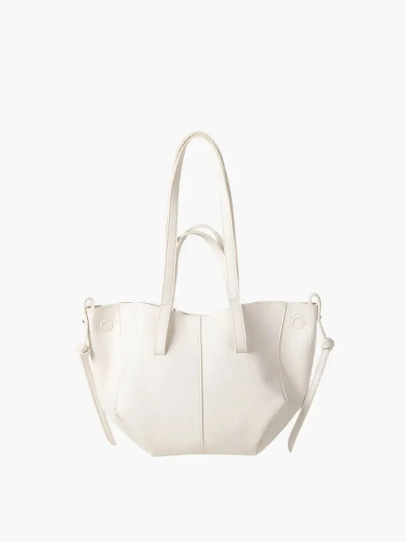 Paula | Modern Tote Bag with Tie Details